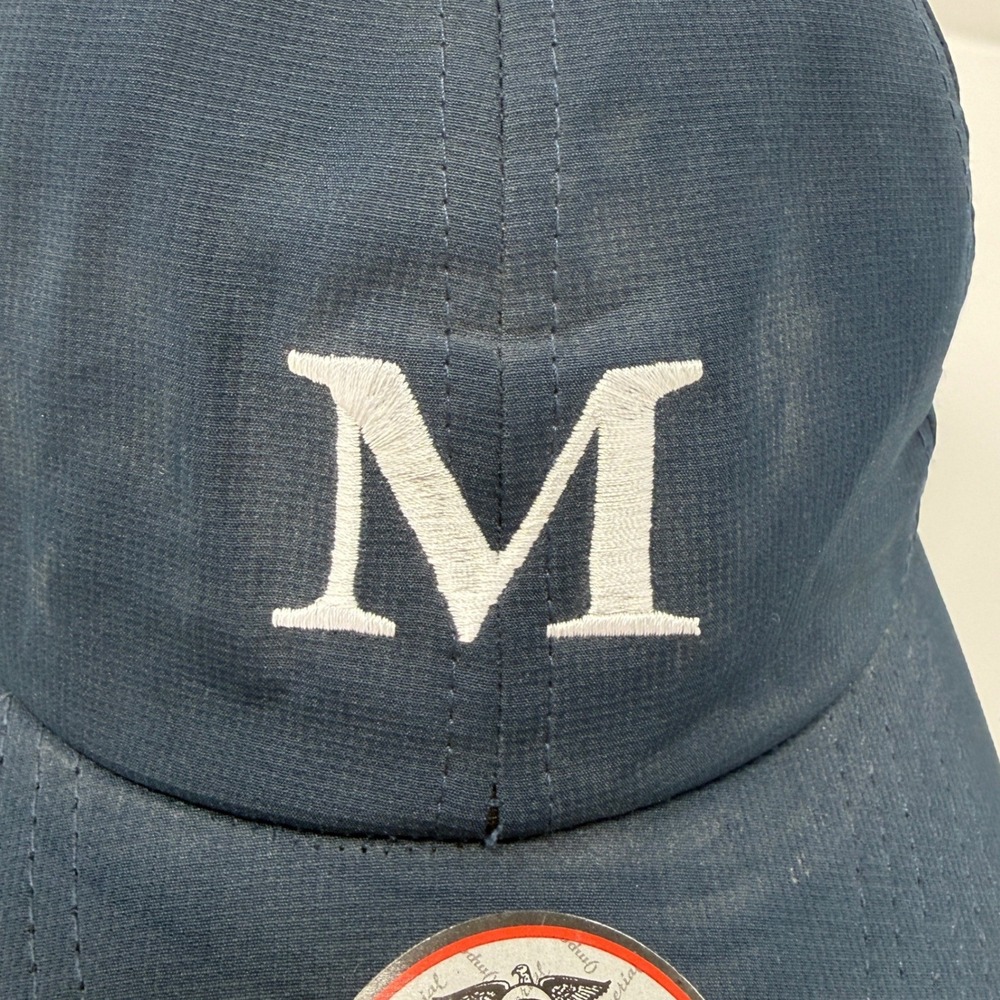 Imperial True Fit Navy Performance Hat Marquis Foundation 20th Annual M Logo - Picture 6 of 10